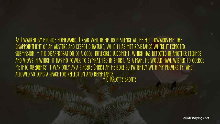 The Power Of Silence Quotes By Charlotte Bronte