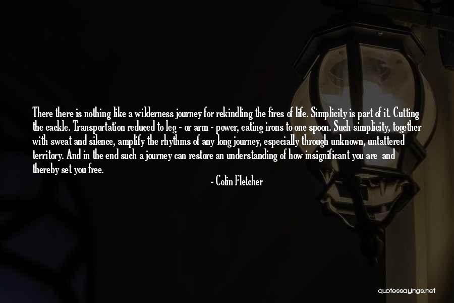 The Power Of Silence Quotes By Colin Fletcher