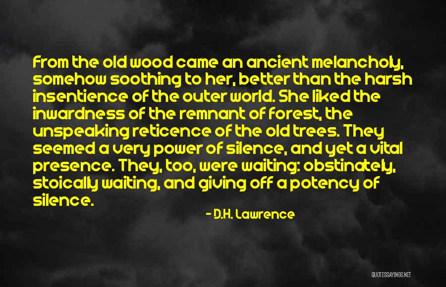 The Power Of Silence Quotes By D.H. Lawrence