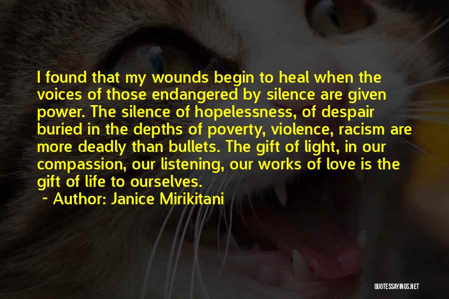 The Power Of Silence Quotes By Janice Mirikitani
