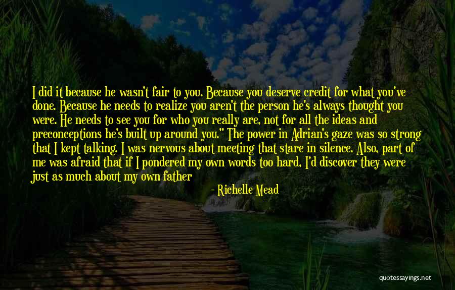 The Power Of Silence Quotes By Richelle Mead