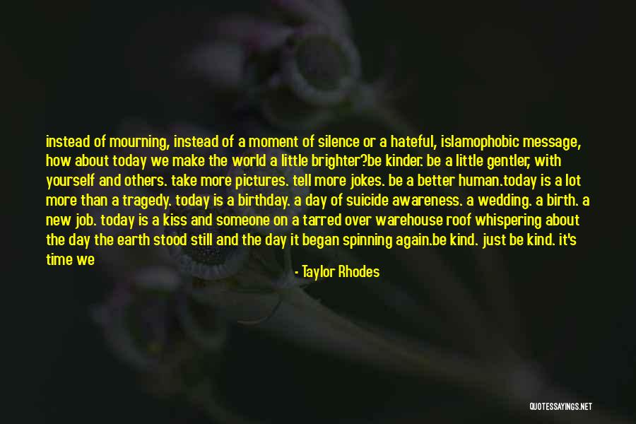 The Power Of Silence Quotes By Taylor Rhodes