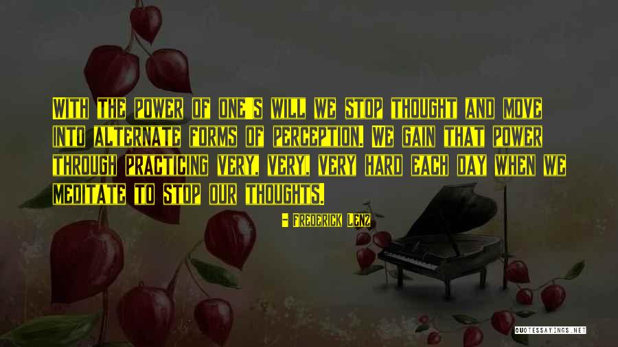 The Power Of Thoughts Quotes By Frederick Lenz The Power Of Thoughts Quotes By Frederick Lenz