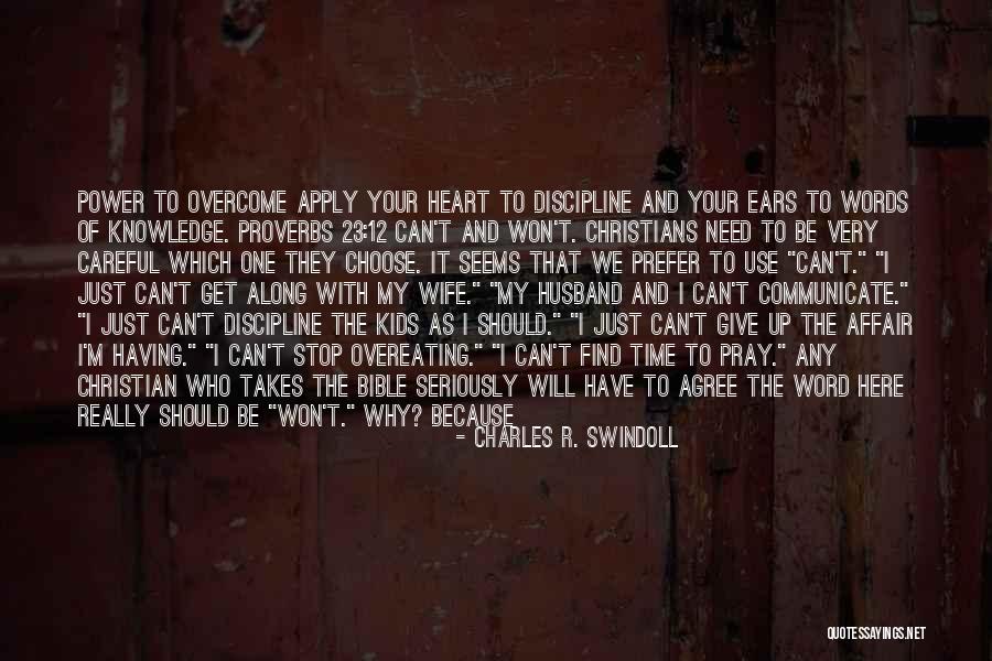 The Power Of Words Bible Quotes By Charles R. Swindoll