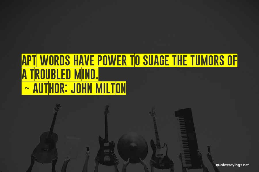 The Power Of Words Quotes By John Milton