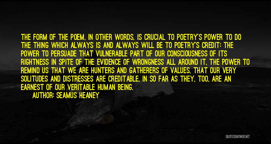 The Power Of Words Quotes By Seamus Heaney