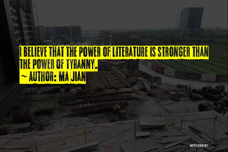 The Power Quotes By Ma Jian