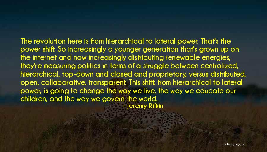 The Power To Change The World Quotes By Jeremy Rifkin The Power To Change The World Quotes By Jeremy Rifkin
