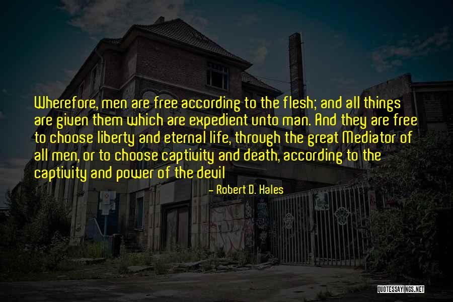 The Power To Choose Quotes By Robert D. Hales