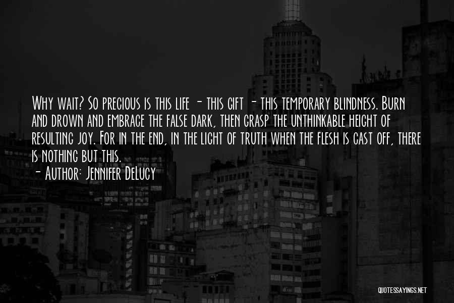 The Precious Gift Of Life Quotes By Jennifer DeLucy