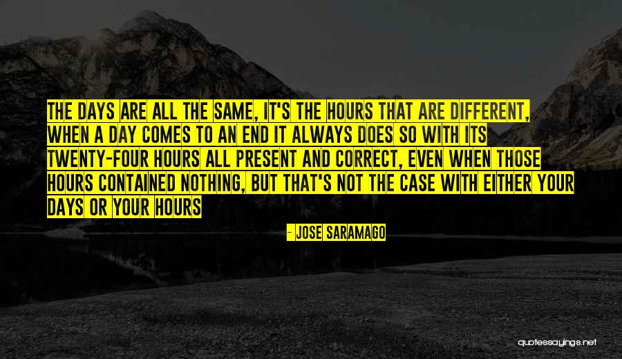 The Present Day Quotes By Jose Saramago