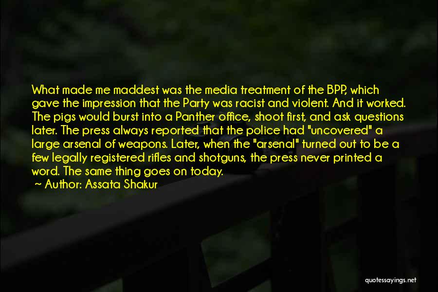 The Press And Media Quotes By Assata Shakur