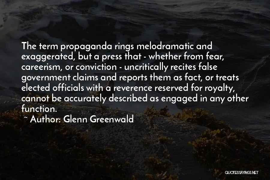 The Press And Media Quotes By Glenn Greenwald