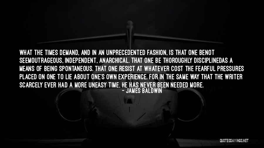 The Pressures Of Society Quotes By James Baldwin