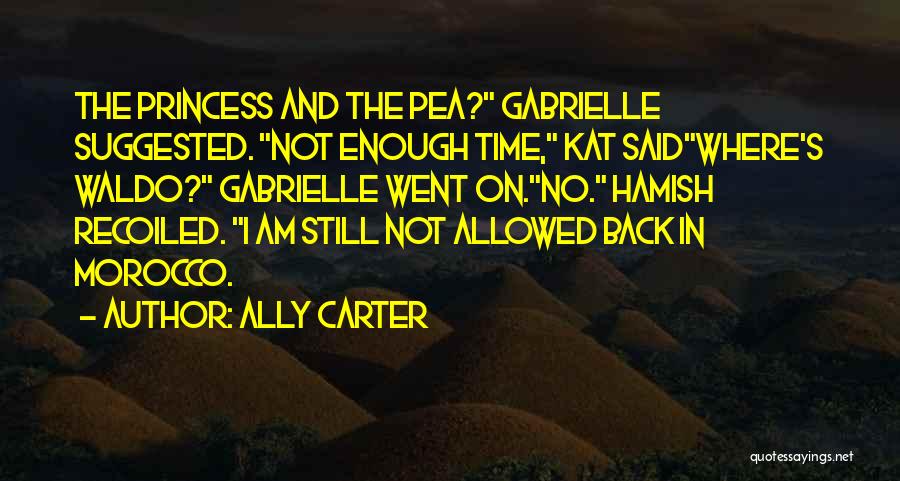 The Princess And The Pea Quotes By Ally Carter