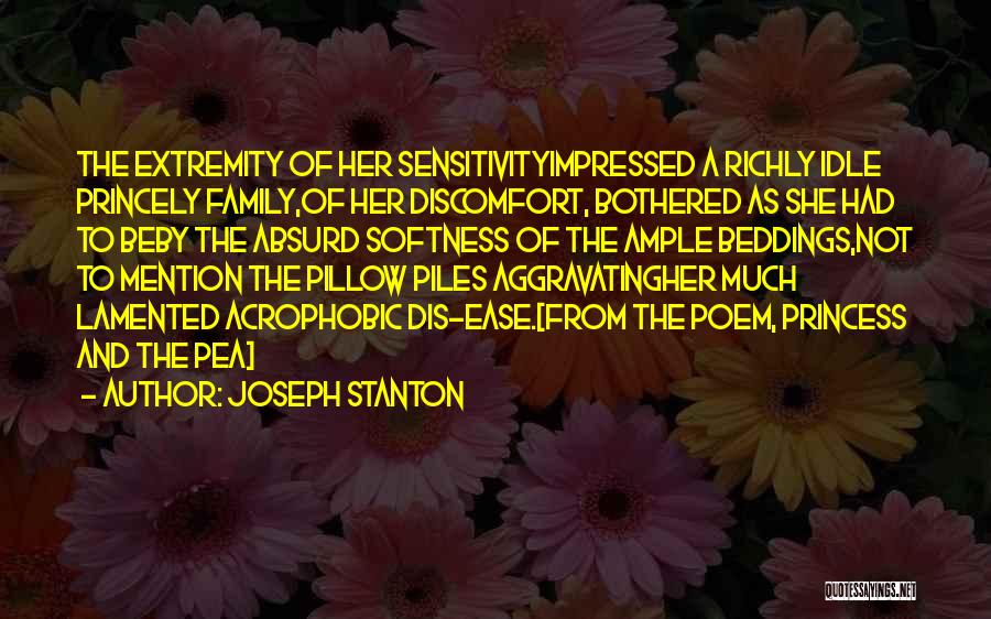 The Princess And The Pea Quotes By Joseph Stanton