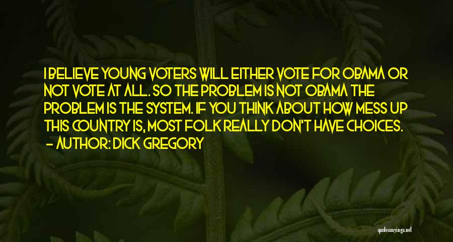 The Problem Is You Quotes By Dick Gregory