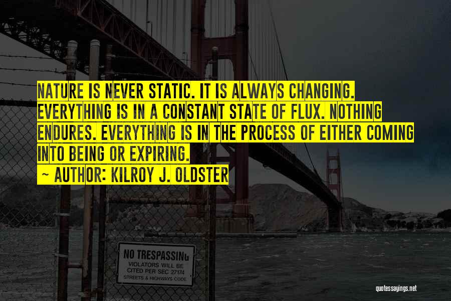 The Process Of Change Quotes By Kilroy J. Oldster