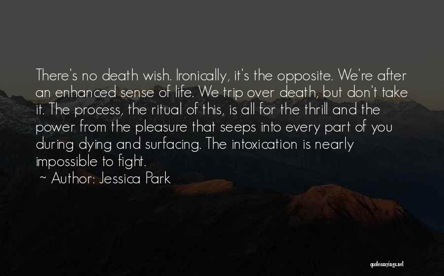 The Process Of Dying Quotes By Jessica Park