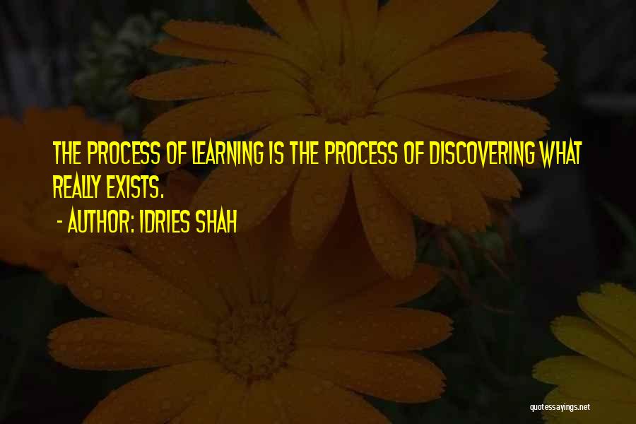 The Process Of Learning Quotes By Idries Shah