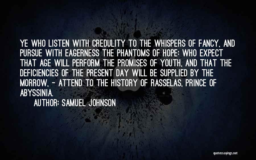 The Promise Of Youth Quotes By Samuel Johnson