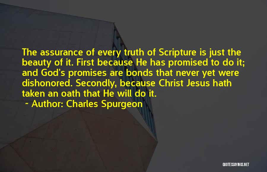 The Promises Of God Quotes By Charles Spurgeon