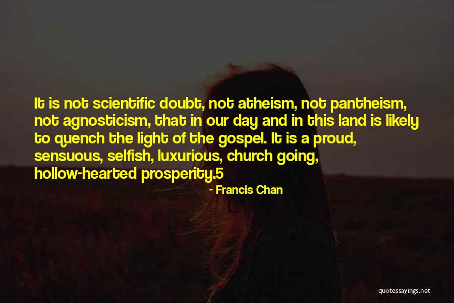 The Prosperity Gospel Quotes By Francis Chan