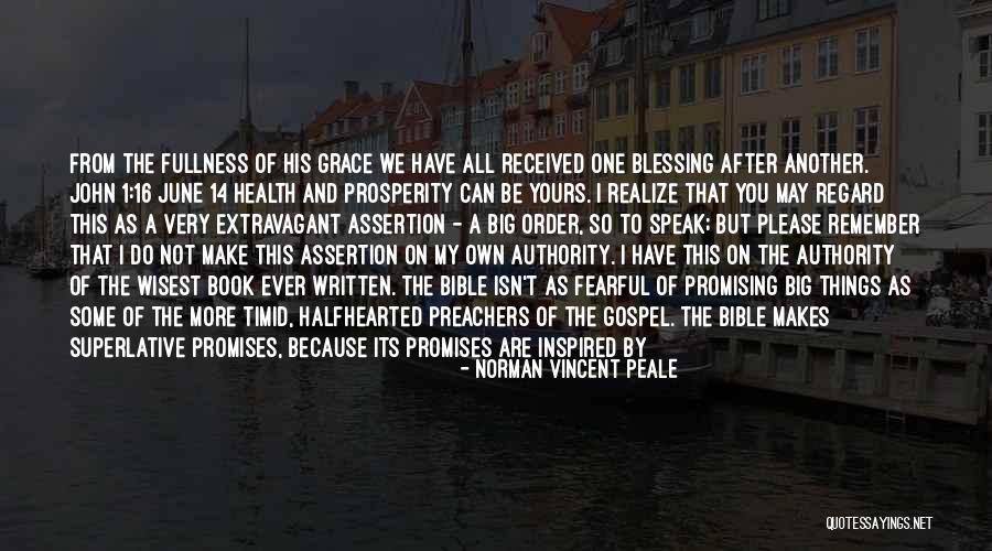 The Prosperity Gospel Quotes By Norman Vincent Peale