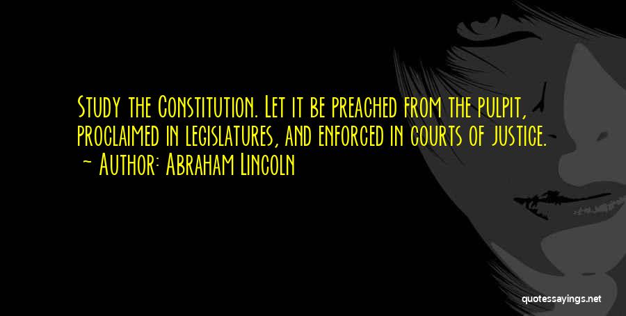 The Pulpit Quotes By Abraham Lincoln