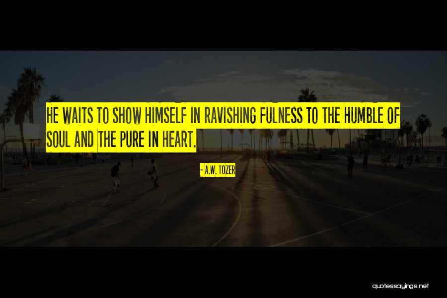 The Pure Of Heart Quotes By A.W. Tozer