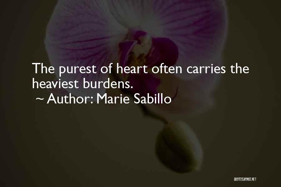 The Pure Of Heart Quotes By Marie Sabillo