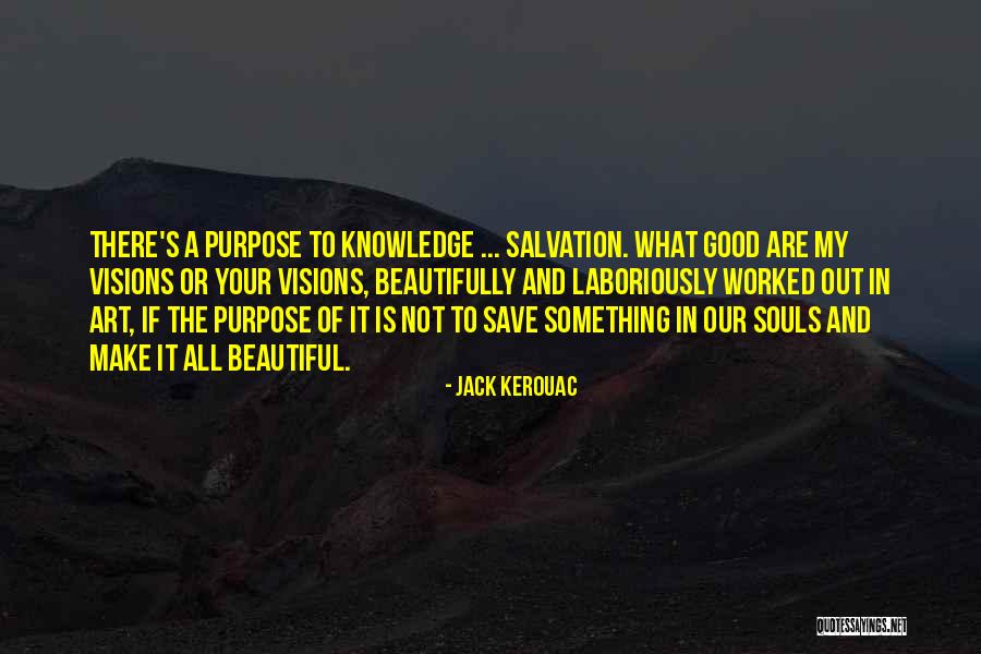 The Purpose Of Art Quotes By Jack Kerouac