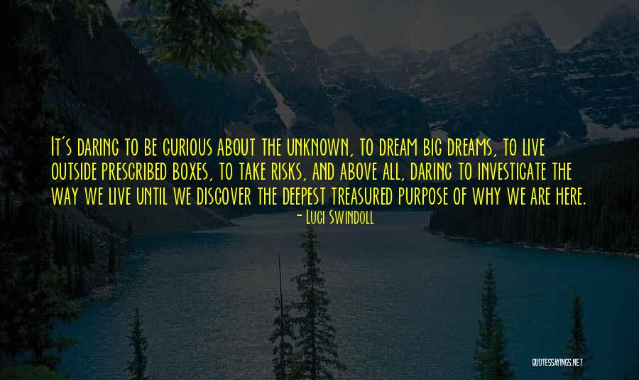The Purpose Of Dreams Quotes By Luci Swindoll The Purpose Of Dreams Quotes By Luci Swindoll