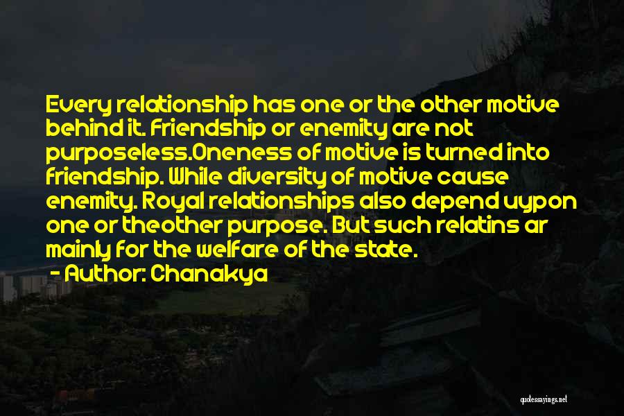 The Purpose Of Friendship Quotes By Chanakya