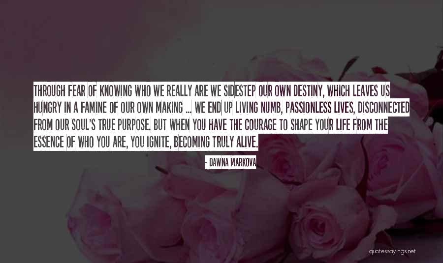 The Purpose Of Living Quotes By Dawna Markova