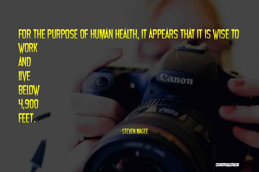 The Purpose Of Living Quotes By Steven Magee