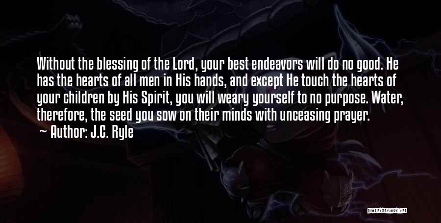 The Purpose Of Prayer Quotes By J.C. Ryle