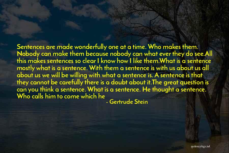 The Question Why Quotes By Gertrude Stein