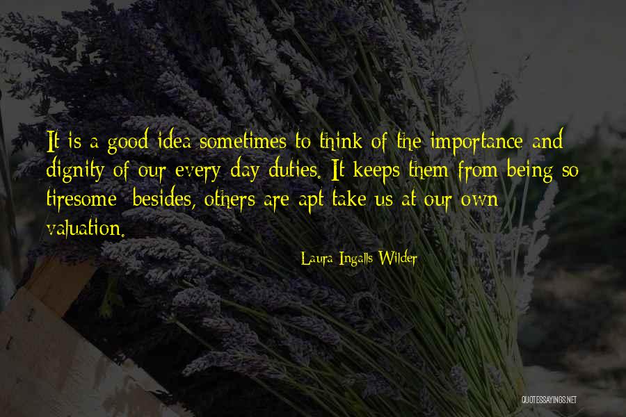 The Quotidian Quotes By Laura Ingalls Wilder