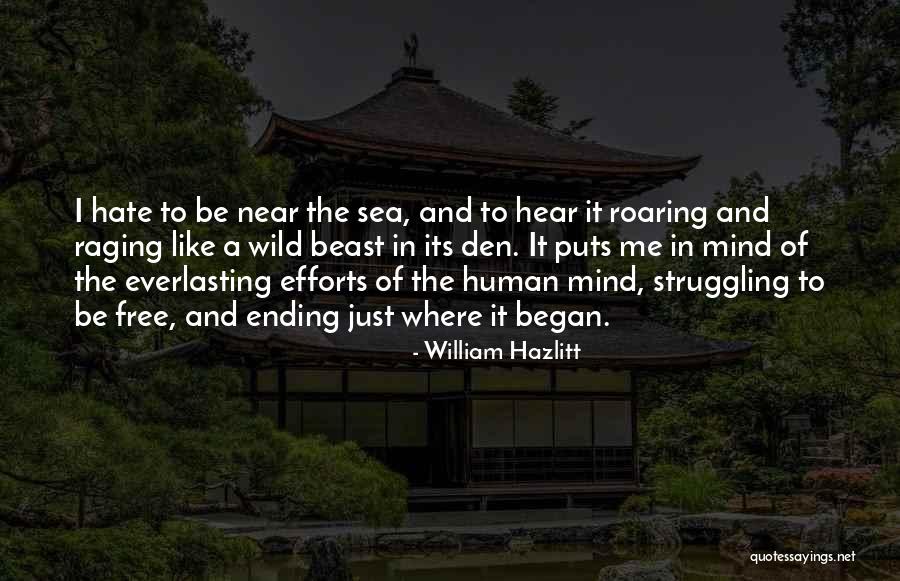 The Raging Sea Quotes By William Hazlitt