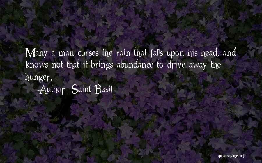 The Rain Man Quotes By Saint Basil