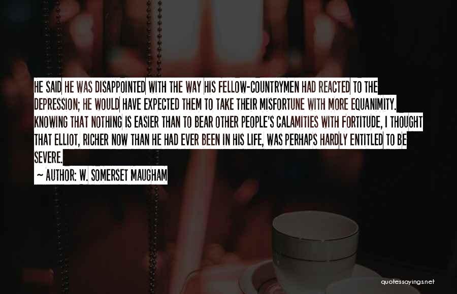 The Razor's Edge Elliot Quotes By W. Somerset Maugham