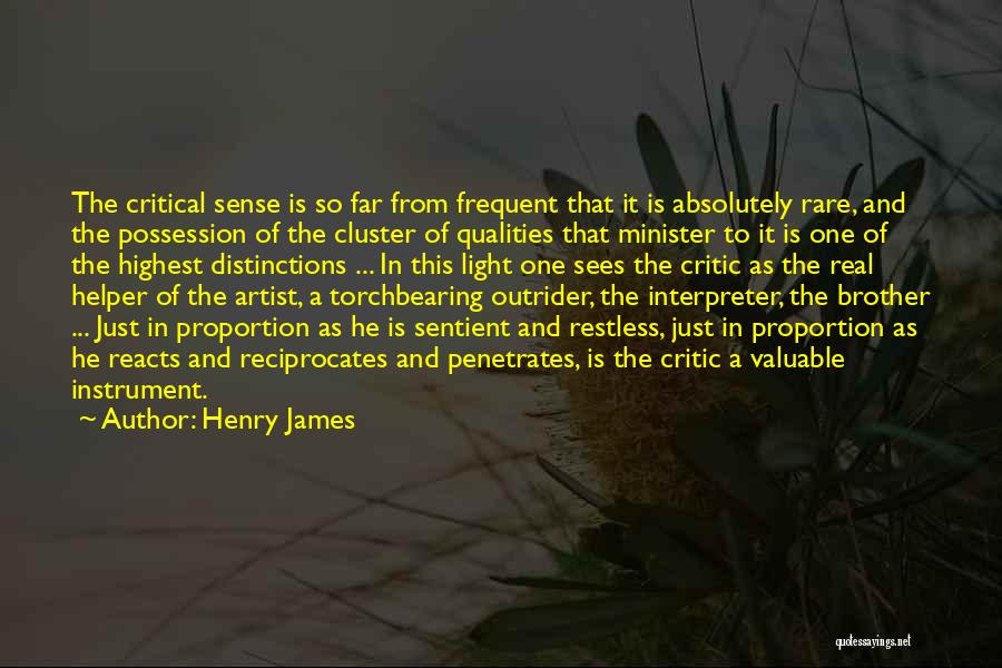 The Real Artist Quotes By Henry James