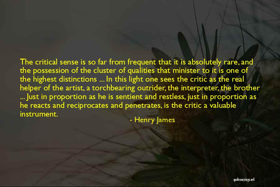 The Real Artist Quotes By Henry James