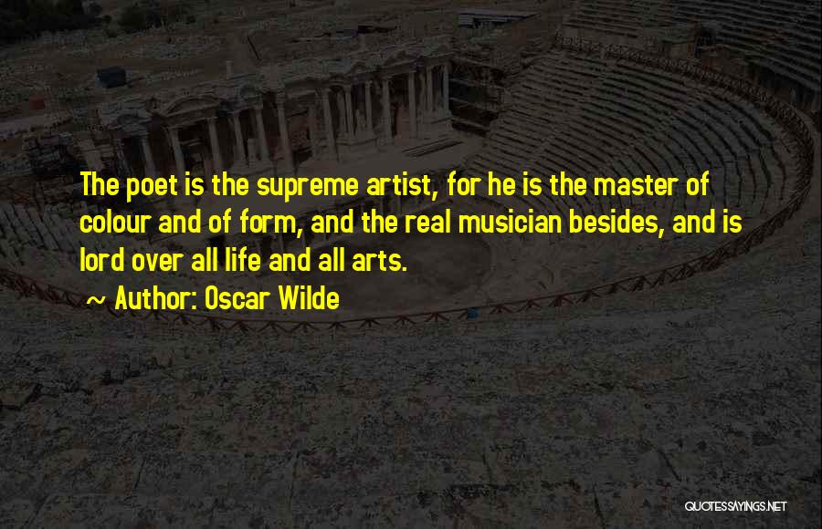 The Real Artist Quotes By Oscar Wilde