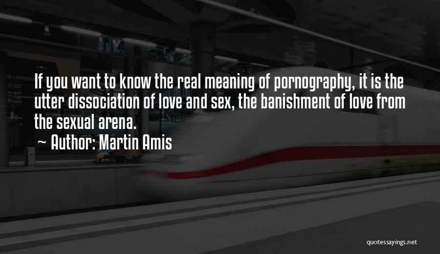 The Real Meaning Of Love Quotes By Martin Amis