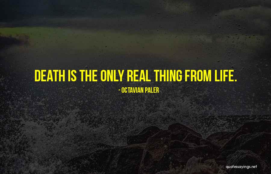 The Real Thing Quotes By Octavian Paler