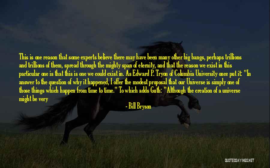 The Reason Things Happen Quotes By Bill Bryson