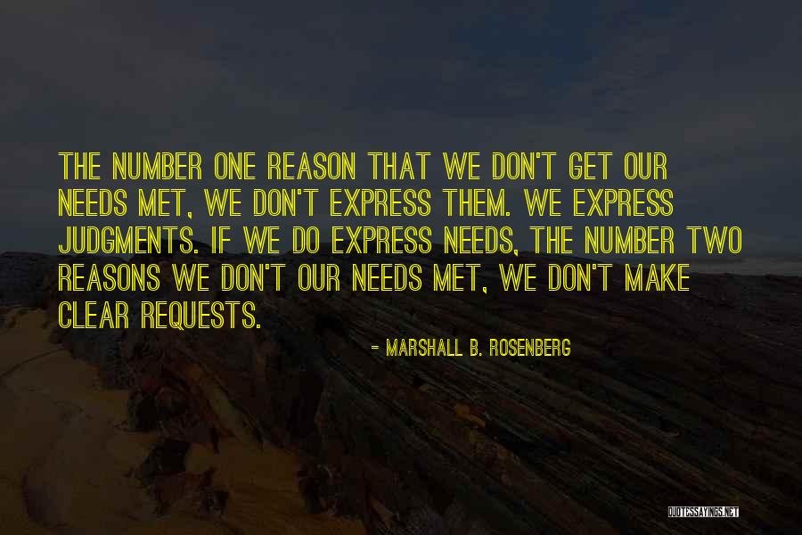 The Reason We Met Quotes By Marshall B. Rosenberg