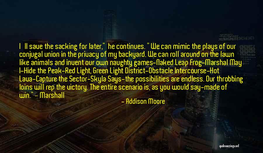 The Red Light District Quotes By Addison Moore